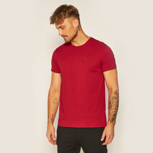 Tommy Jeans pánské červené tričko Essential - XL (XLK)